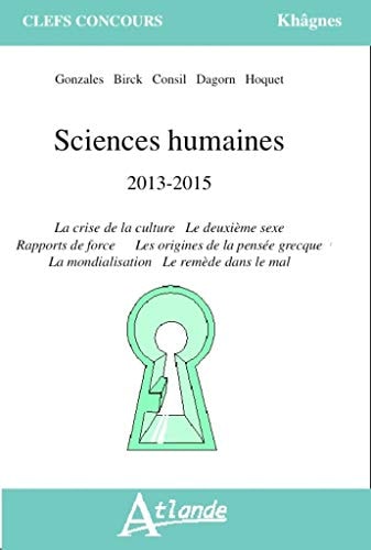 SCIENCES HUMAINES 2013-2015, de Anne Amiel | portada del libro