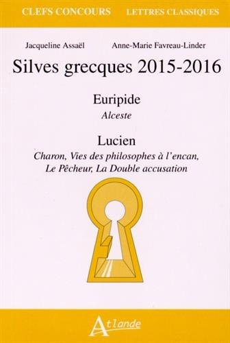 SILVES GRECQUES 2015-2016, de Jacqueline Assaël | portada del libro