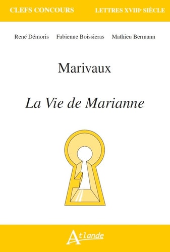 MARIVAUX, LA VIE DE MARIANNE, de René Démoris | portada del libro