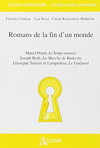ROMANS DE LA FIN D'UN MONDE, de Florence Godeau | portada del libro