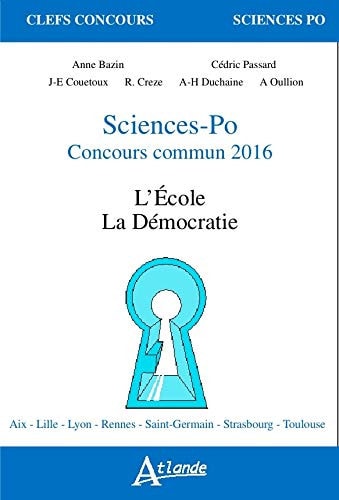 SCIENCES-PO CONCOURS COMMUN 2015 FAMILLE, MONDIALISATION, de Anne Bazin (politiste).) | portada del libro