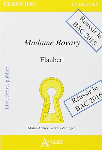 MADAME BOVARY GUSTAVE FLAUBERT, de Marie-Annick Gervais Zaninger | portada del libro