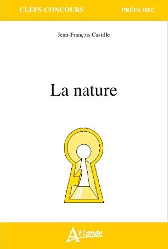 PREPA HEC 2016 LA NATURE, de Jean-François Castille | portada del libro
