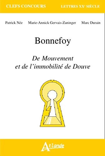 DU MOUVEMENT ET DE L'IMMOBILITE DE DOUVE, de Patrick Née | portada del libro