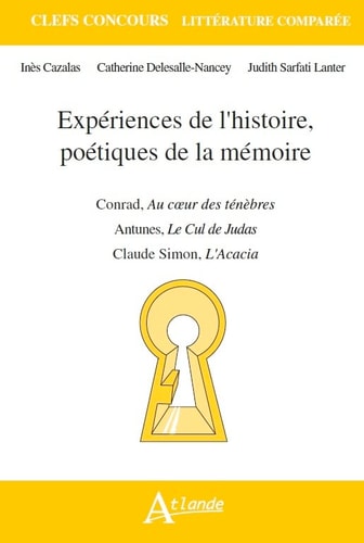 EXPERIENCES DE L'HISTOIRE, POETIQUES DE LA MEMOIRE, de Inès Cazalas | portada del libro