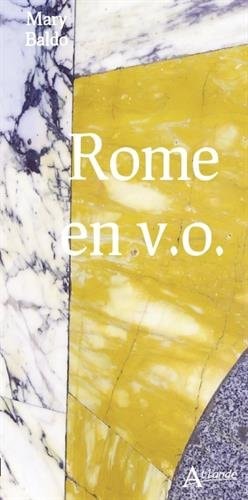 ROME EN V.O, de Mary Baldo | portada del libro