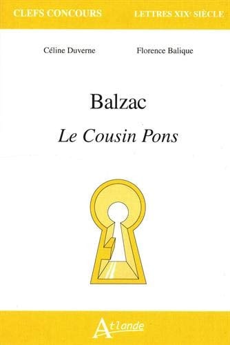 BALZAC, LE COUSIN PONS, de Céline Duverne | portada del libro