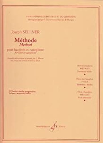 METHODE POUR HAUTBOIS SAXOPHONE O.VARIAS, de BILLAUDOT | portada del libro