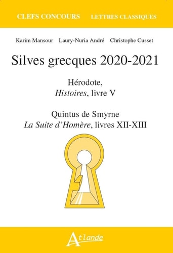 SILVES GRECQUES 2020-2021, de Karim Mansour | portada del libro
