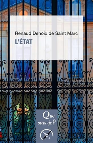 'ETAT, de Renaud Denoix de Saint Marc | portada del libro