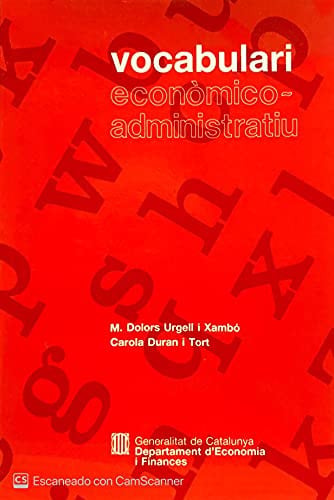 Vocabulari econòmicoadministratiu, de URGELL | portada del libro