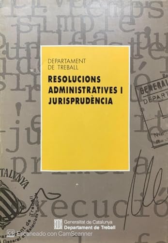 Resolucions administratives i jurisprudència, de ESPAÑOL REALP | portada del libro