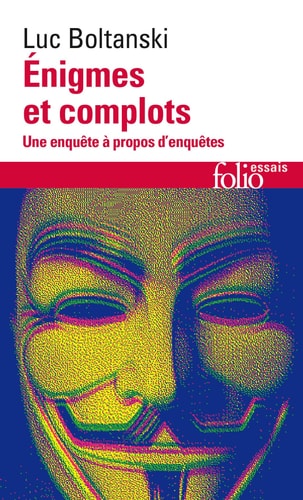 ENIGMES ET COMPLOTS, de Luc Boltanski | portada del libro