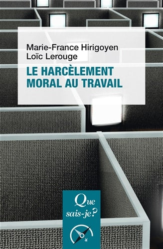 E HARCELEMENT MORAL AU TRAVAIL, de Marie-France Hirigoyen | portada del libro