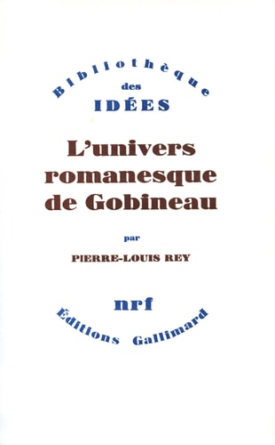 L'UNIVERS ROMANESQUE DE GOBINEAU, de Rey | portada del libro