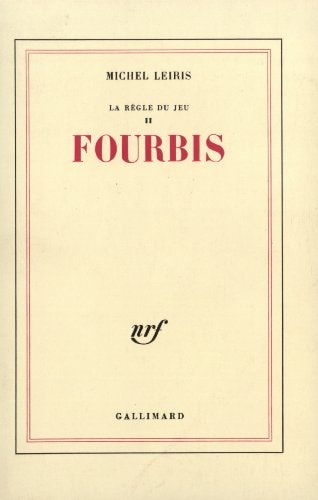 FOURBIS, de Michel Leiris | portada del libro