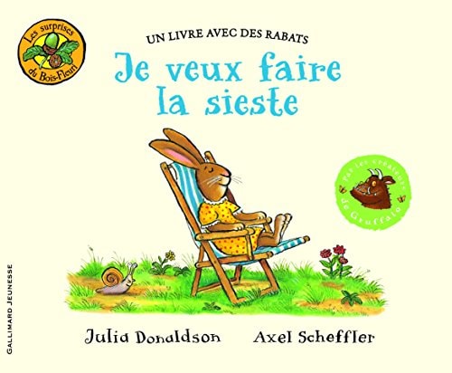 JE VEUX FAIRE LA SIESTE, de Julia Donaldson | portada del libro