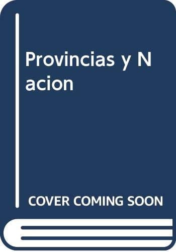 PROVINCIAS Y NACION, de BARRERA BUTELER | portada del libro