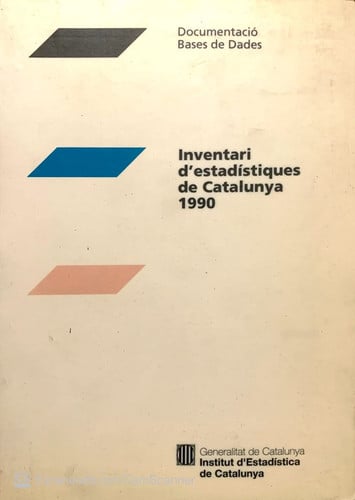 Inventari d'estad¡stiques de Catalunya 1990, de AA.VV. | portada del libro