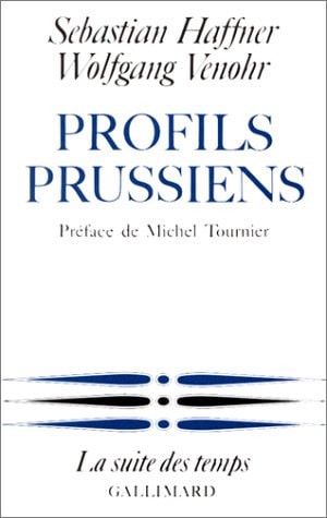 PROFILS PRUSSIENS, de Sebastian Haffner | portada del libro