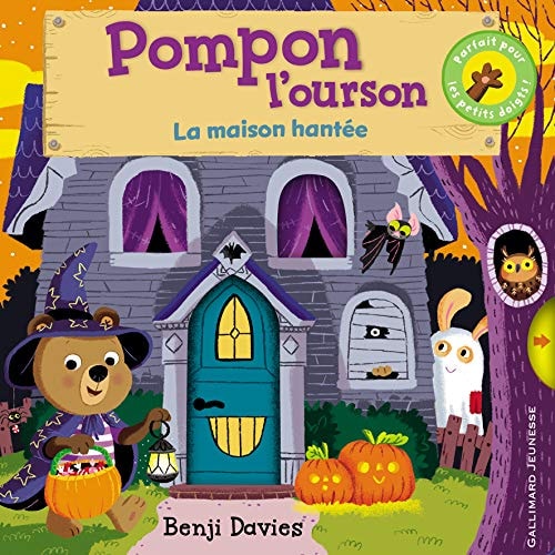 POMPON L'OURSON LA MAISON HANTEE, de Benji Davies | portada del libro