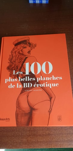 LES 100 PLUS BELLES PLANCHES DE LA BD EROTIQUES, de Vincent Bernière | portada del libro