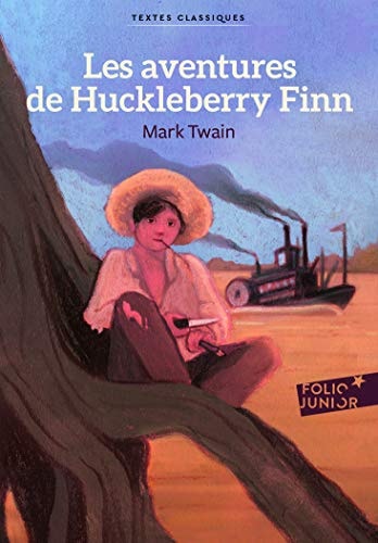 LES AVENTURES D'HUCKLEBERRY FINN, de Mark Twain | portada del libro