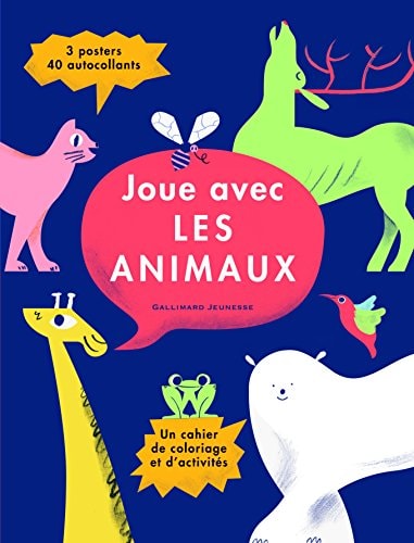 JOUE AVEC LES ANIMAUX, de Gallimard Jeunesse | portada del libro