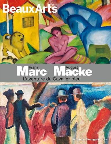 FRANZ MARC ET AUGUST MACKE.L'AVENTURE DU CAVALIER BLEU, de Françoise de Maulde | portada del libro