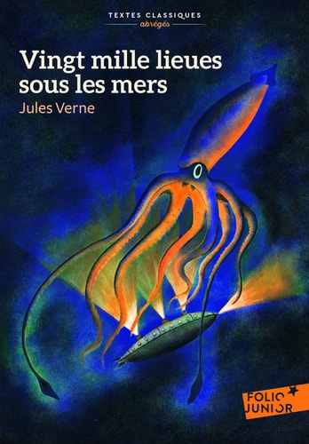VINGT MILLE LIEUES SOUS LES MERS, de Jules Verne | portada del libro