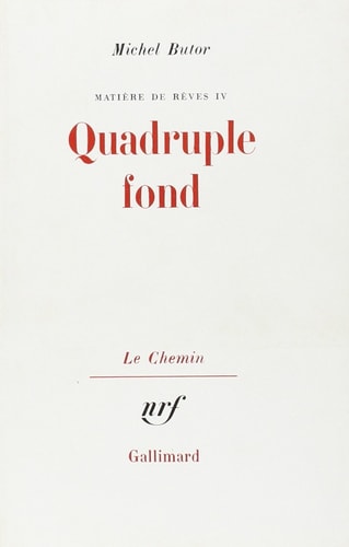 QUADRUPLE FOND, de Butor | portada del libro