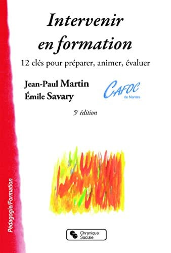 INTERVENIR EN FORMATION, de MARTIN JEAN-PAU | portada del libro