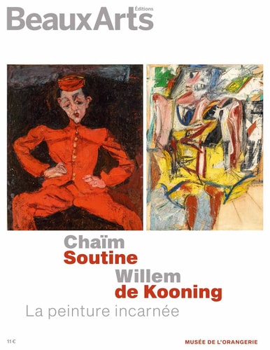 CHAIM SOUTINE / WILLEM DE KOONING, LA PEINTURE INCARNEE, de Claude Pommereau | portada del libro