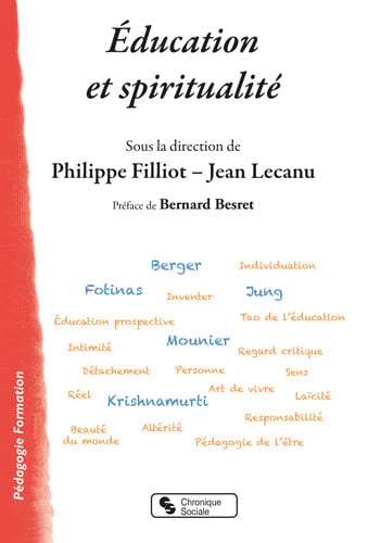 EDUCATION ET SPIRITUALITE, de FILLIOT PHILIPP | portada del libro