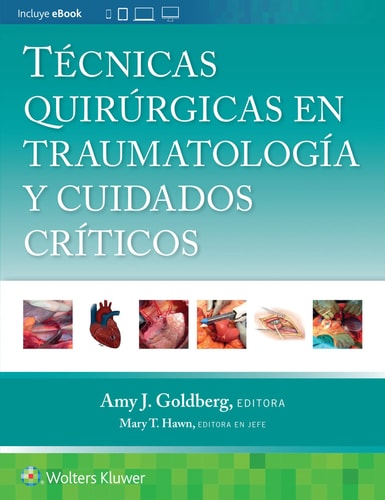 TECNICAS QUIRURGICAS EN TRAUMATOLOGIA Y CUIDADOS CRITICOS, de AMY J. GOLDBERT | portada del libro