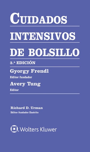 CUIDADOS INTENSIVOS DE BOLSILLO, de FRENDL | portada del libro