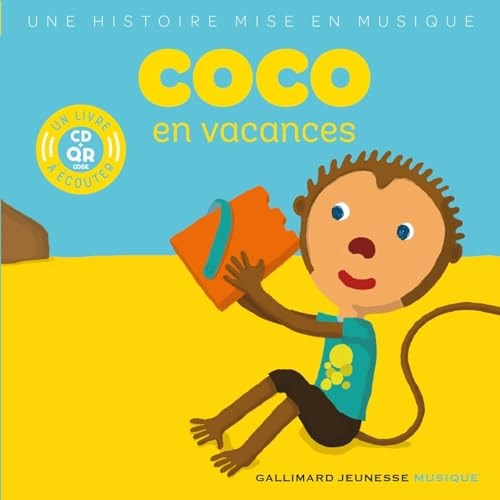 COCO EN VACANCES LIVRE-CD, de Paule Du Bouchet | portada del libro