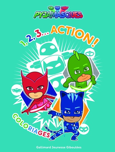 PYJAMASQUES 1 2 3... ACTION, de Romuald | portada del libro