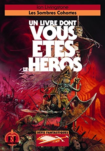 LES SOMBRES COHORTES, de Ian Livingstone | portada del libro