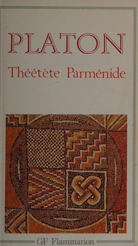 HEETETE - PARMENIDE, de PLATON | portada del libro