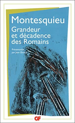 RANDEUR ET DECADENCE DES ROMA, de MONTESQUIEU | portada del libro