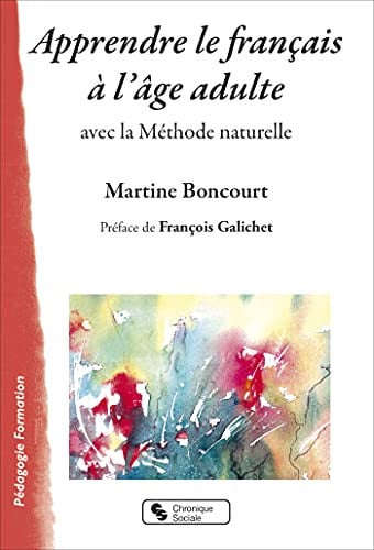 APPRENDRE LE FRANCAIS A L'AGE ADULTE, de BONCOURT MARTIN | portada del libro