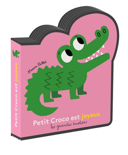 PETIT CROCO EST JOYEUX, de Marion Billet | portada del libro