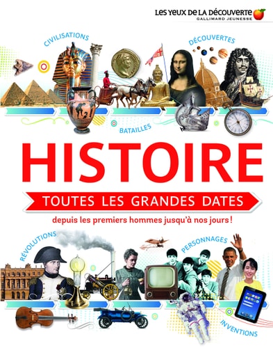 HISTOIRE TOUTES LES GRANDES DATES, de Peter Chrisp | portada del libro