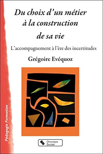 DU CHOIX D'UN METIER A LA CONSTRUCTION DE SA VIE, de EVEQUOZ GREGOIR | portada del libro
