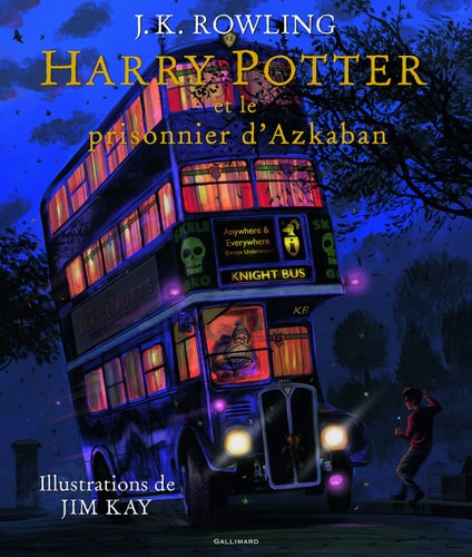 HARRY POTTER ET LE PRISONNIER D'AZKABAN VERSION ILLUSTREE, de J. K. Rowling | portada del libro