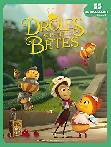 DROLES DE PETITES BETES 55 AUTOCOLLANTS T1, de Antoon Krings | portada del libro