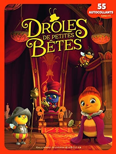 DROLES DE PETITES BETES 55 AUTOCOLLANTS T2, de Antoon Krings | portada del libro
