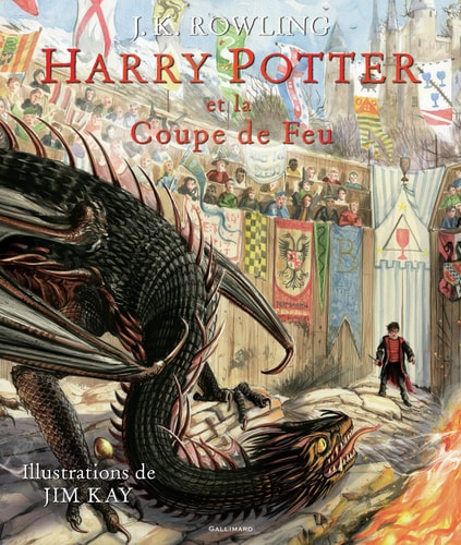 HARRY POTTER ET LA COUPE DE FEU VERSION ILLUSTREE, de J.K. Rowling | portada del libro