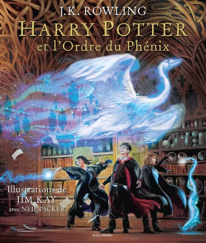 HARRY POTTER ET L'ORDRE DU PHENIX VERSION ILLUSTREE, de J.K. Rowling | portada del libro
